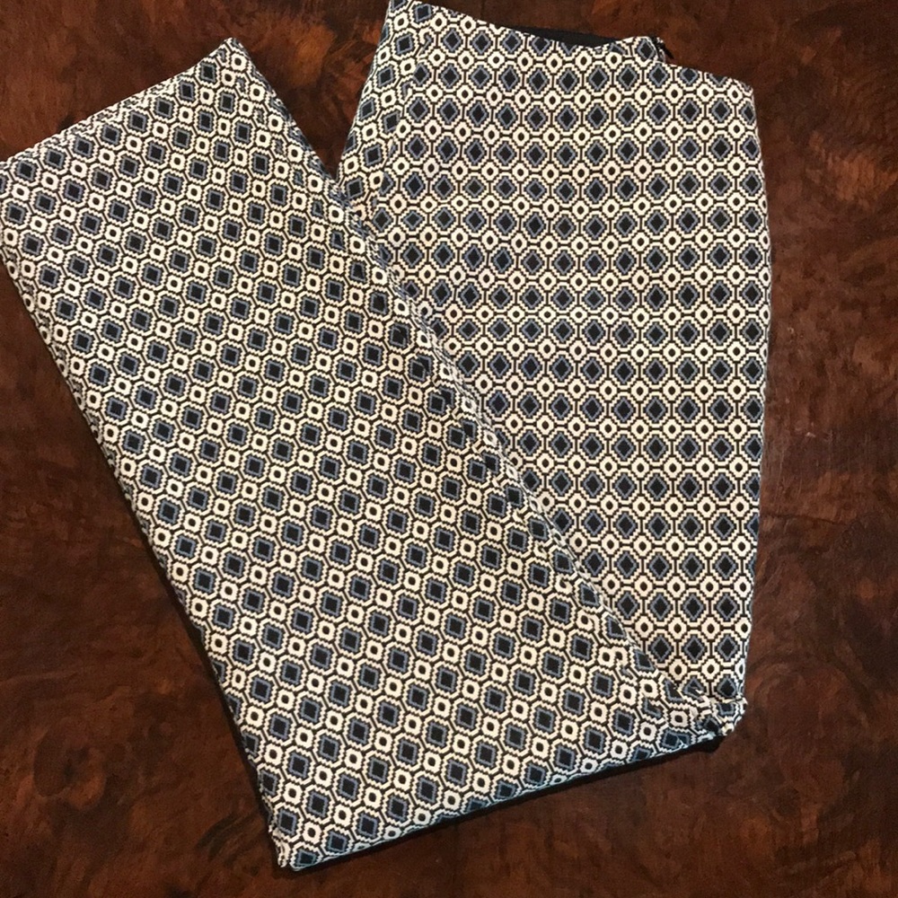 Zara Geometric cropped pants